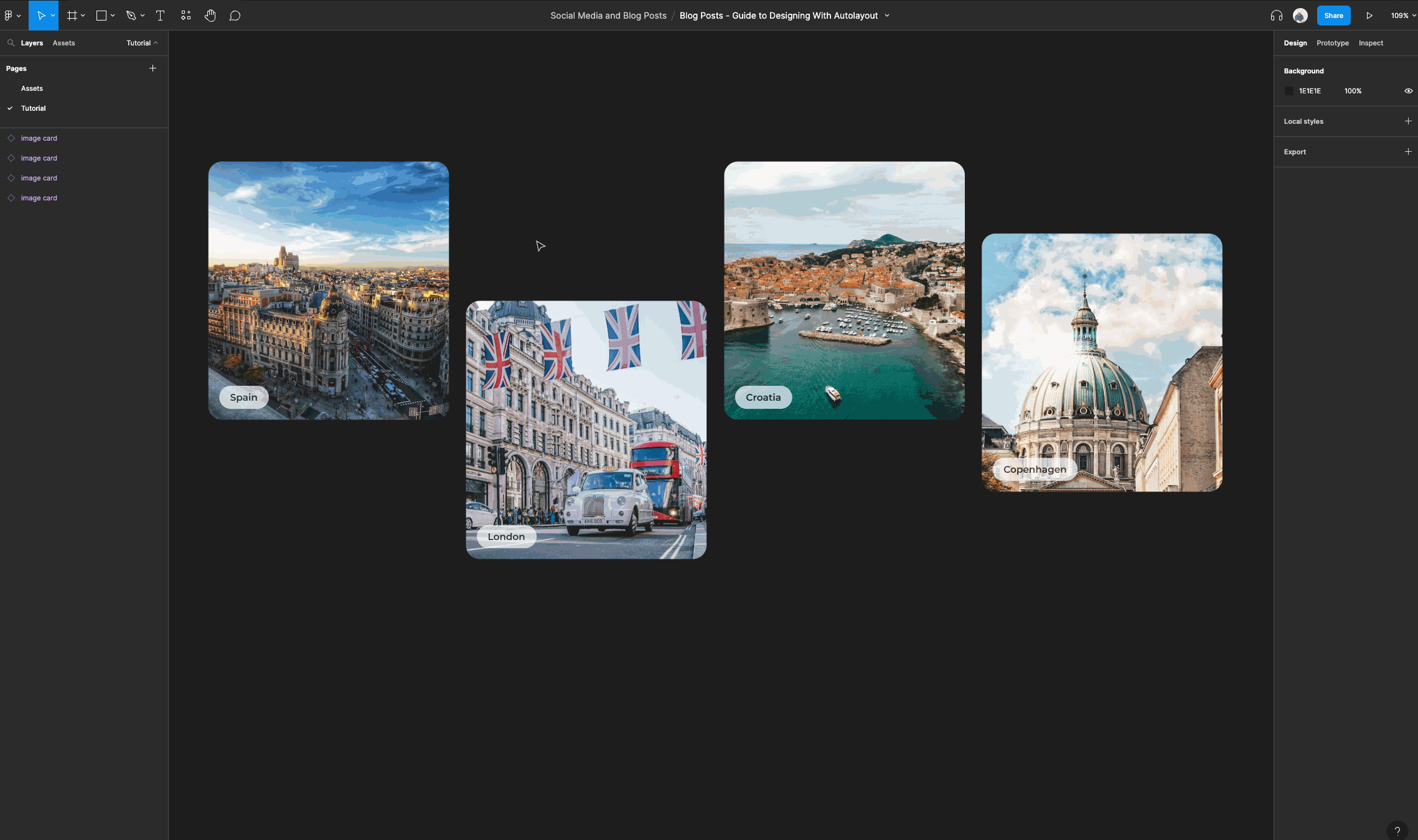 Using Figma auto layout