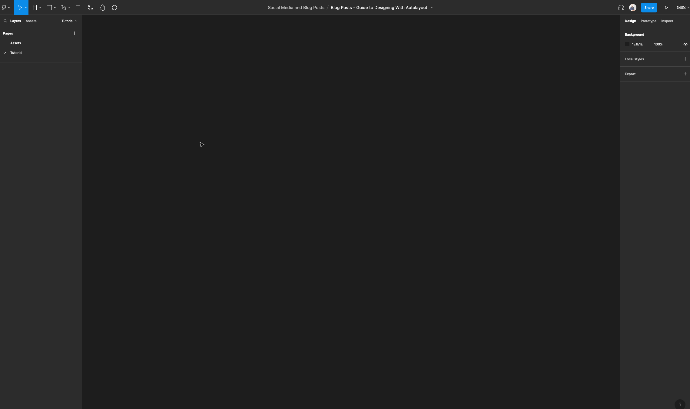 Create a new layout
