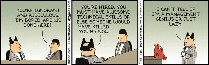Dilbert Technical Skills