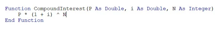 Set up your formula using your created variables