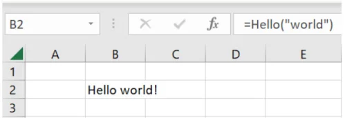 Test your first add-in