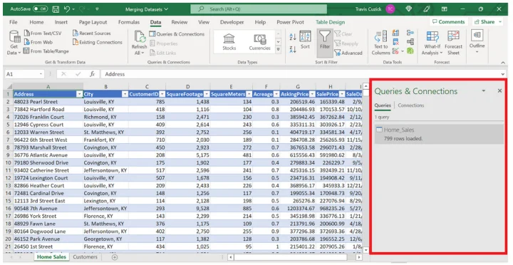Add the first dataset