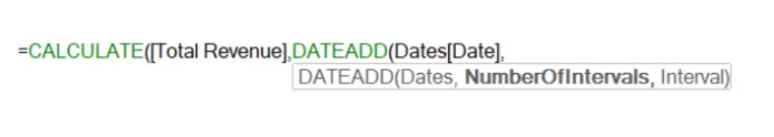 editing the dateadd syntax