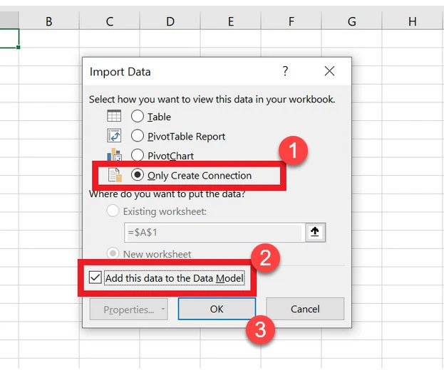 add data connection