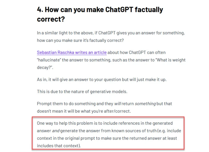 adding context to questions in generative ai questions