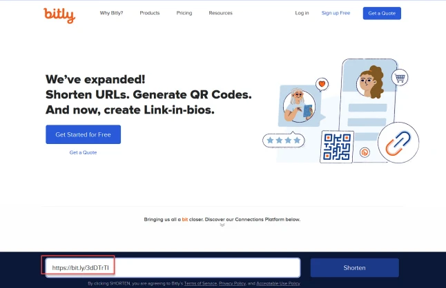 Make sure the URL wont have any issues
