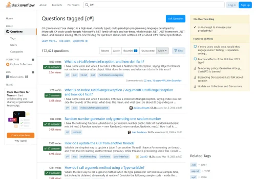 c sharp community