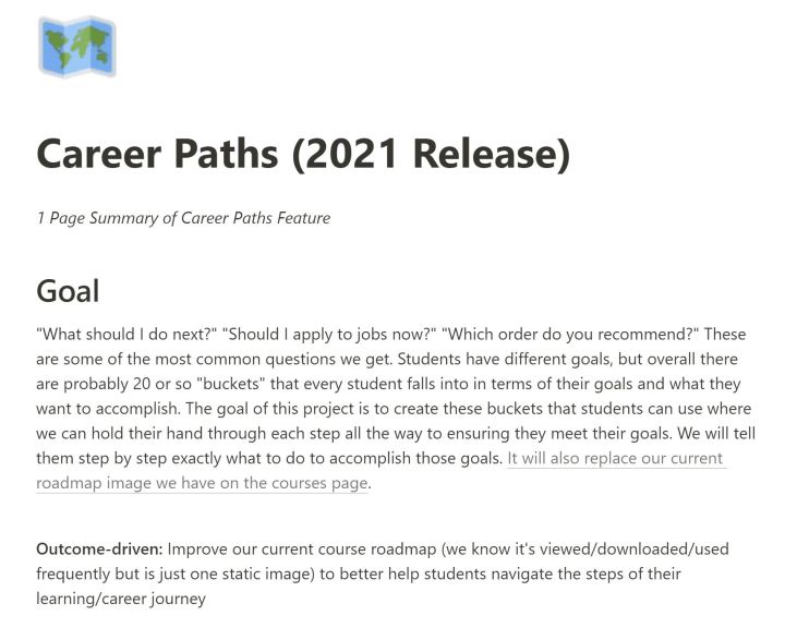 ZTM Career Paths - Notion