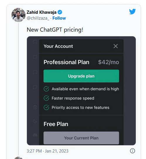 chatgpt pricing