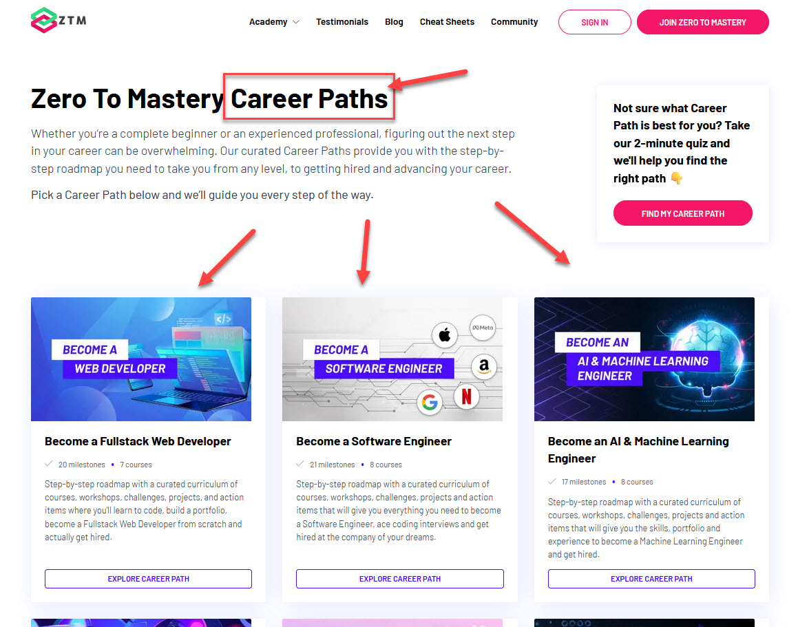 coding career paths