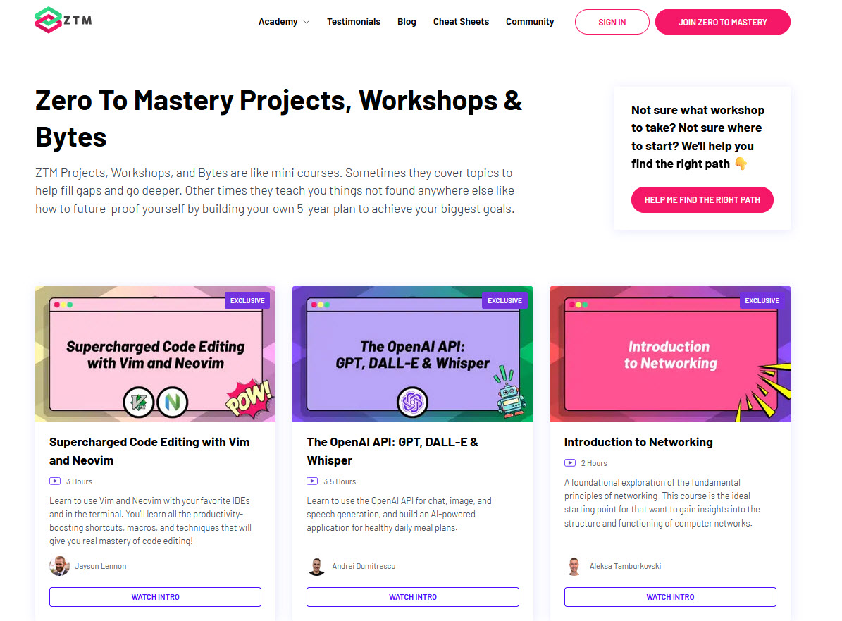 create supplementary projects