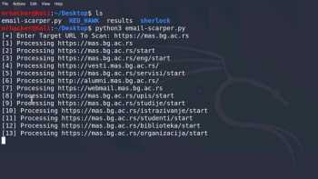 Email Scraper Tool