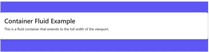 fluid width container example