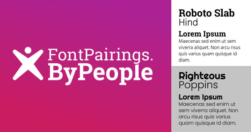99 Font Pairings & Typeface Combinations