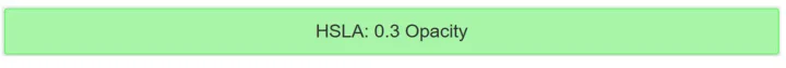 hsla opacity in css3