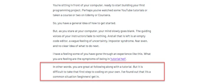 How igor got out of tutorial hell