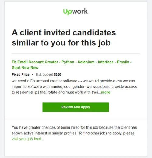 job feed