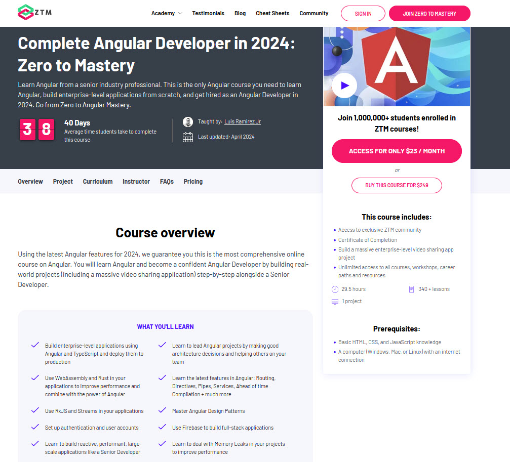 learn angular