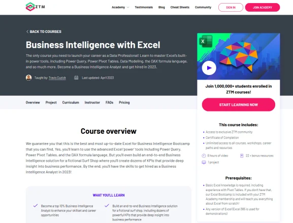 learn bi in excel