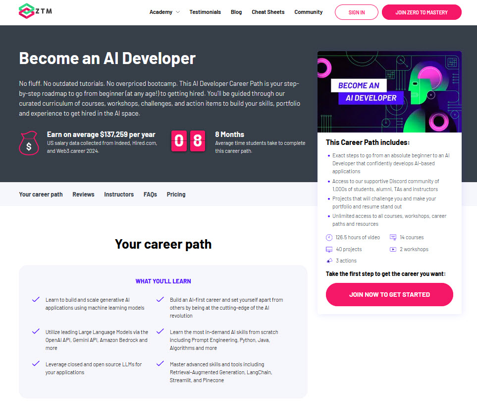 learn how to become an ai developer