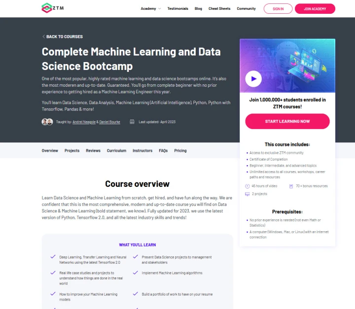 learn machine learning