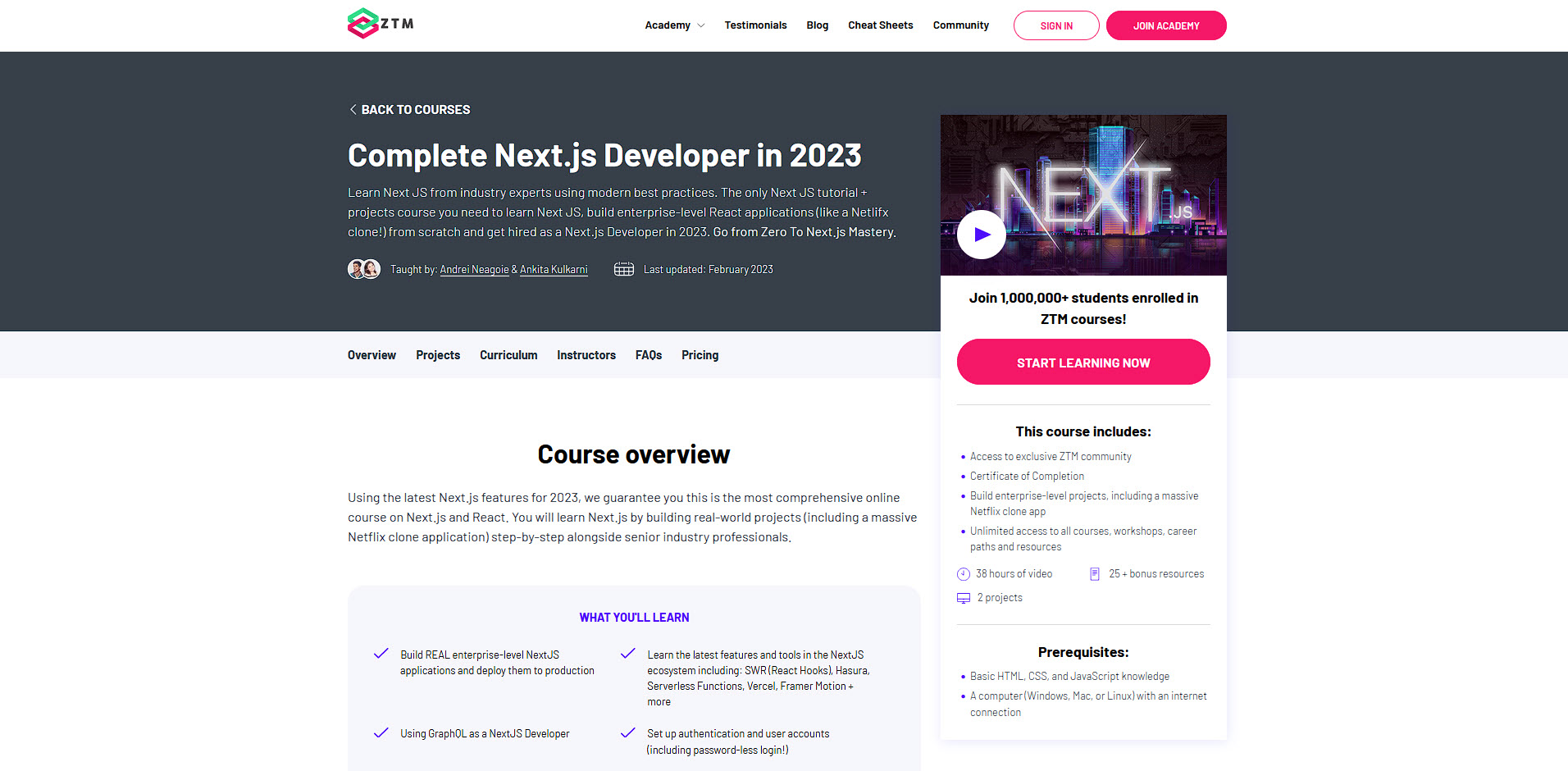 learn next.js