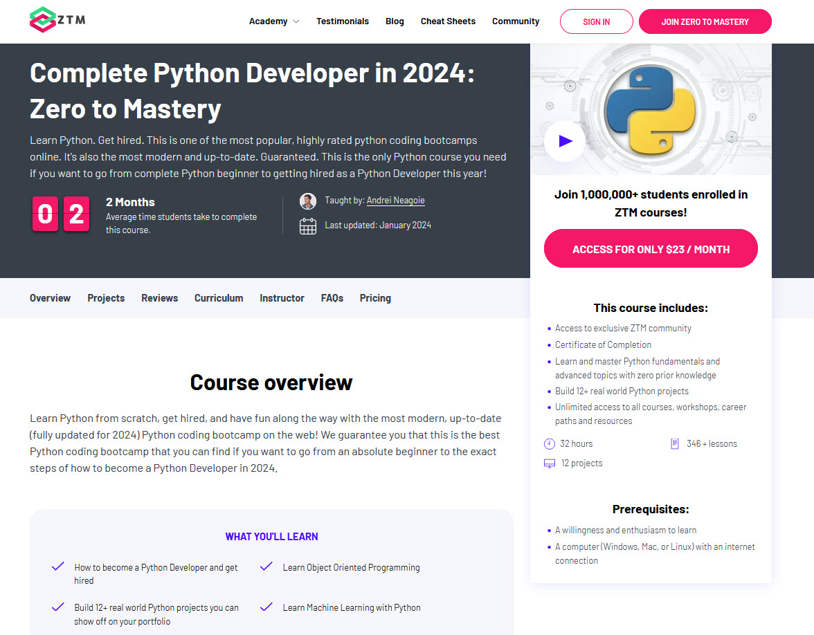 learn python in 2024