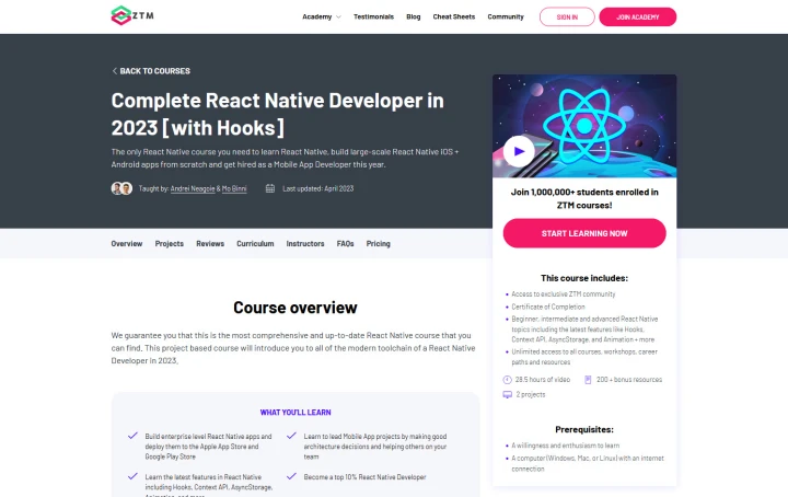 learn React native