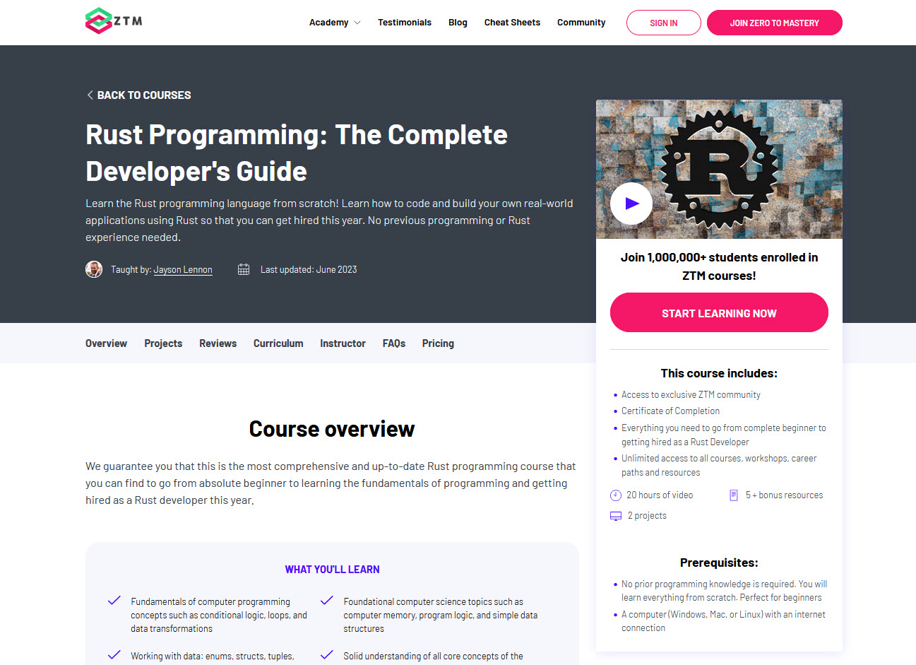 learn Rust