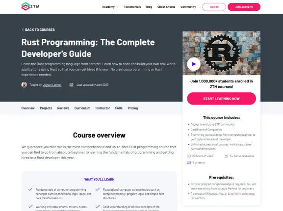 learn rust in 2023