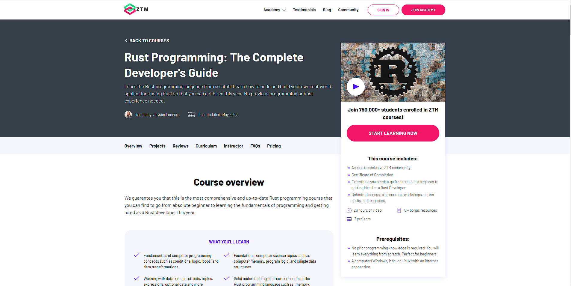 Rust Course