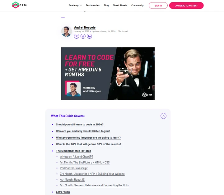 learn to code for free