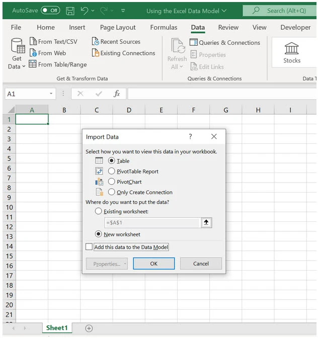 load to initial options