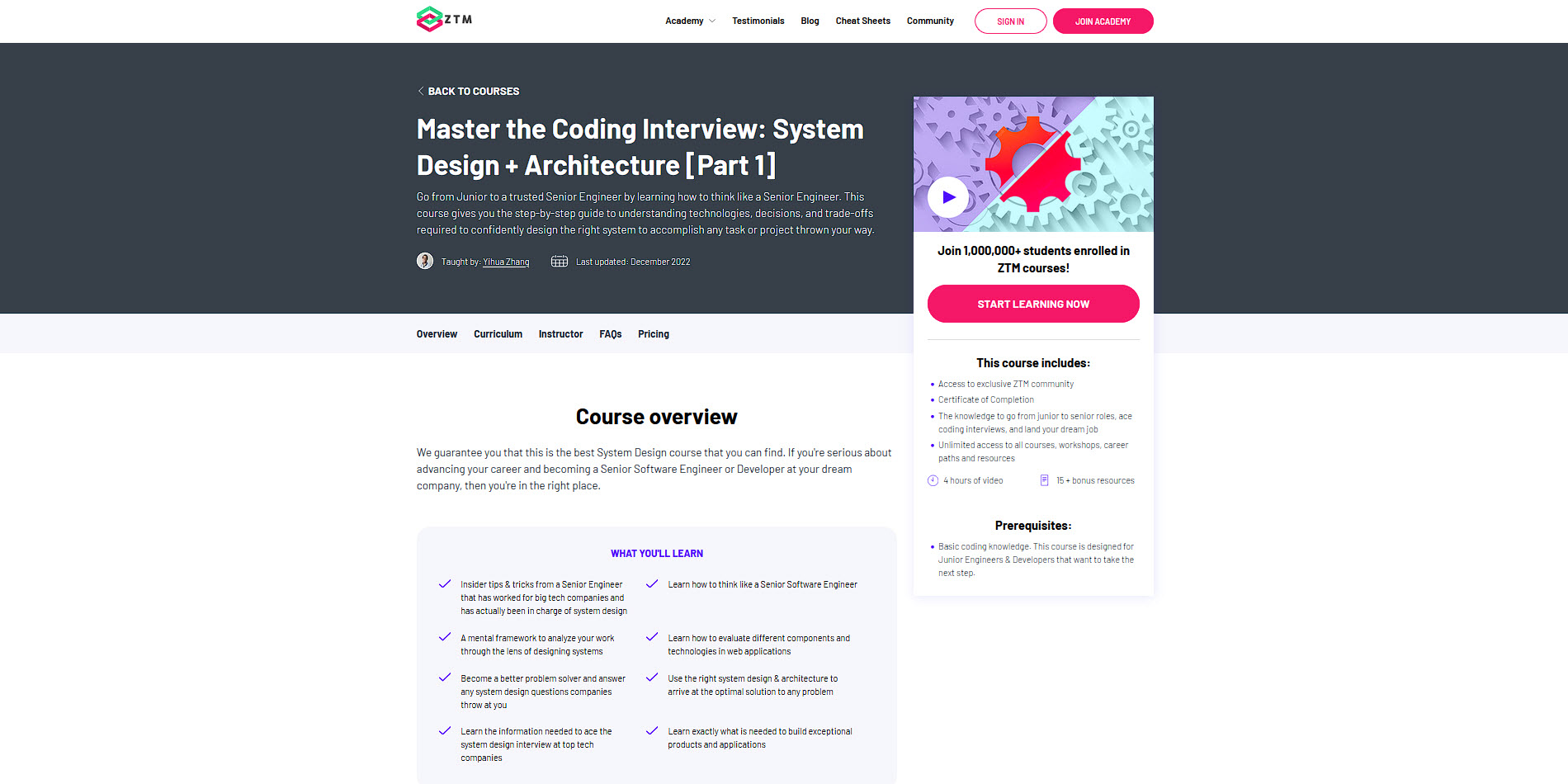 Master the System Design + Architecture coding interview