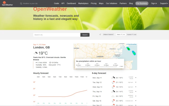openweather api