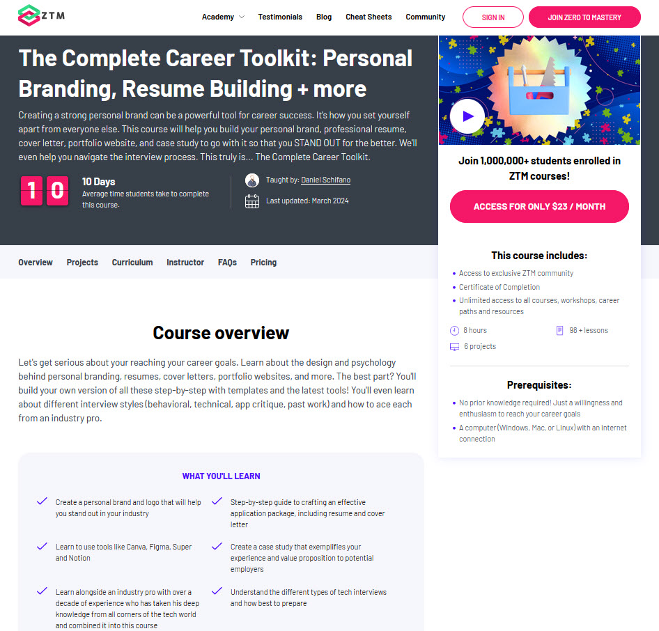 create a portfolio