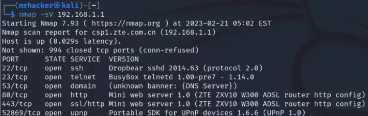 run an Nmap scan