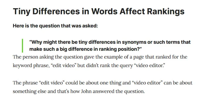 serp context confusion