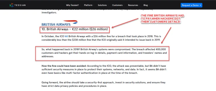 The cost of hacking to user privacy