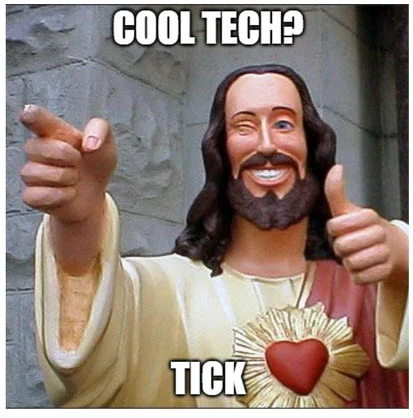 work with cool tech