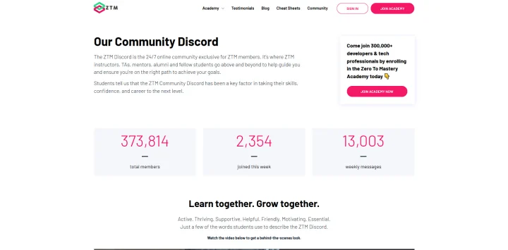 Zero to Mastery Discord