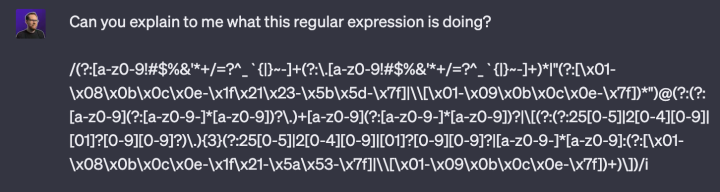 Use chatgpt to learn what code means