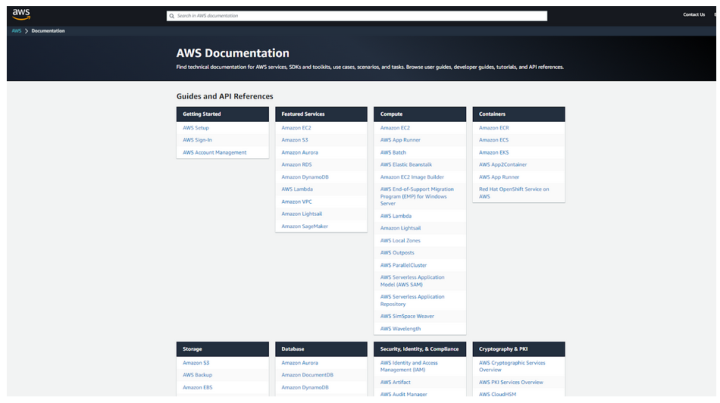 aws documentation