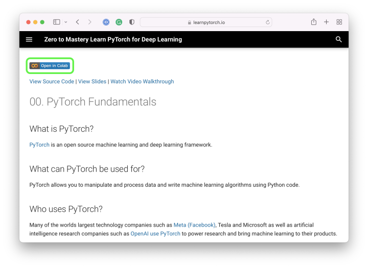 Go ahead and learn PyTorch today