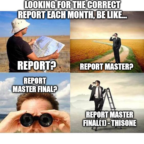 naming conventions for reports