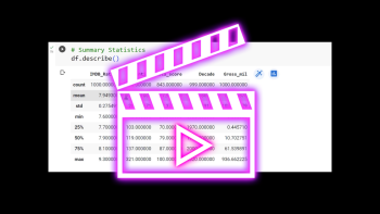 Lights, Camera, Statistics!