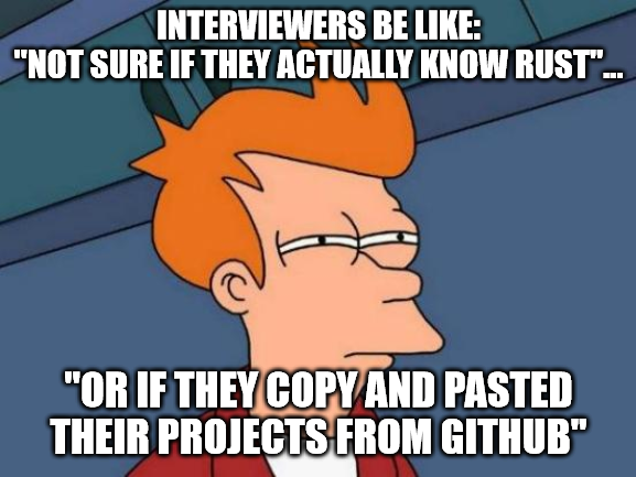 rust initial interview questions