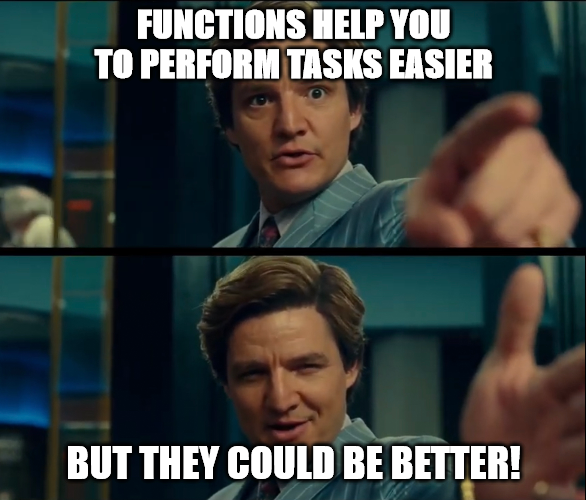 UDFs vs regular functions