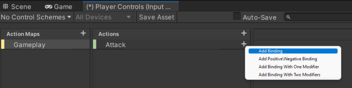 Adding a Binding